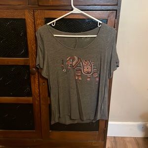 Jessica Simpson cold shoulder top